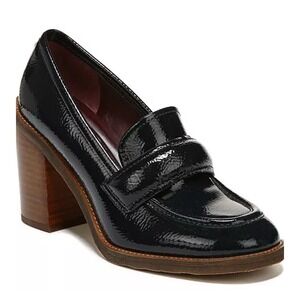 Franco‎ Sarto Raven Pumps Size 11 Black Patent Heeled Loafer